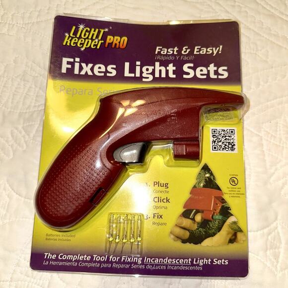 Light Keeper Pro Repair Tool, Fixes Light Sets & Pre-Lit Trees, Ulta-Lit NIP - Picture 1 of 4